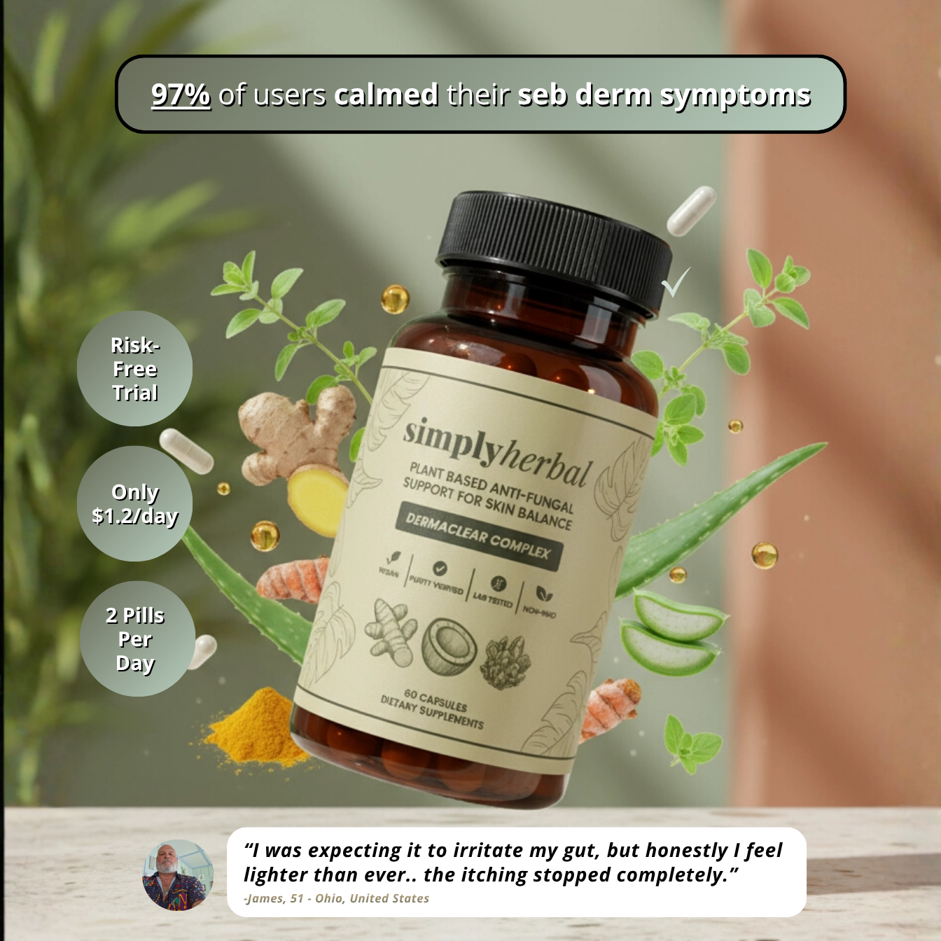 Simply Herbal™ Dermaclear Complex